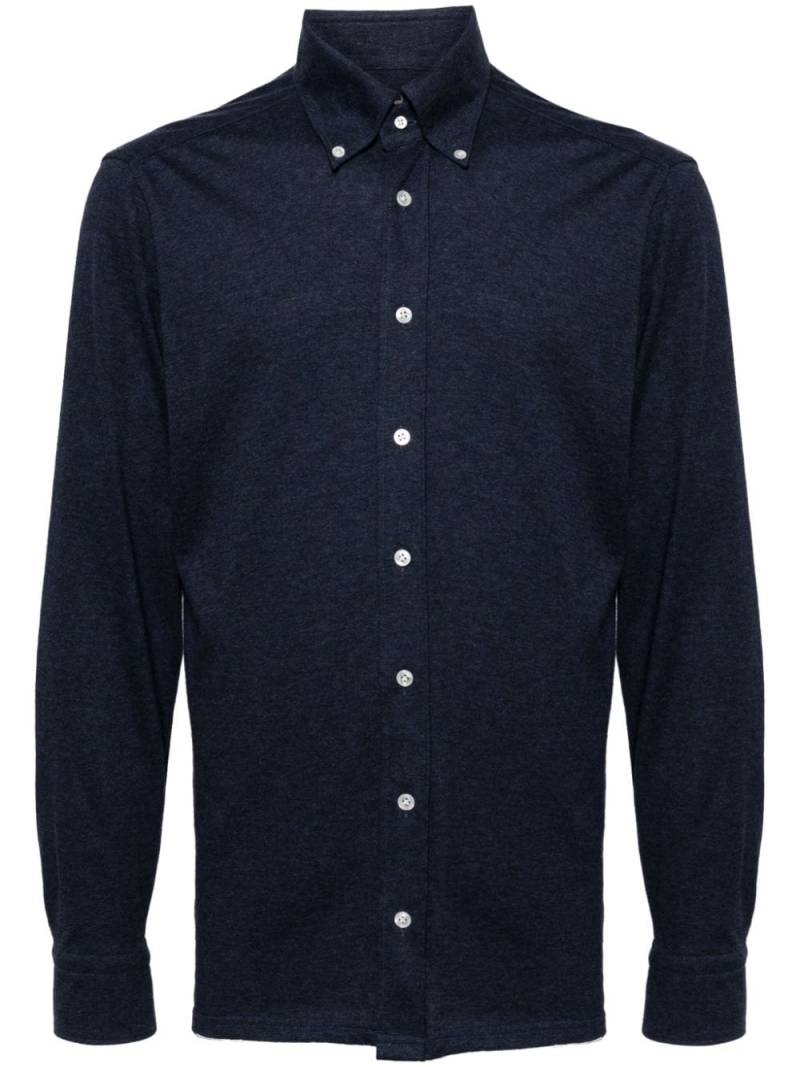 N.Peal button-down collar shirt - Blue von N.Peal
