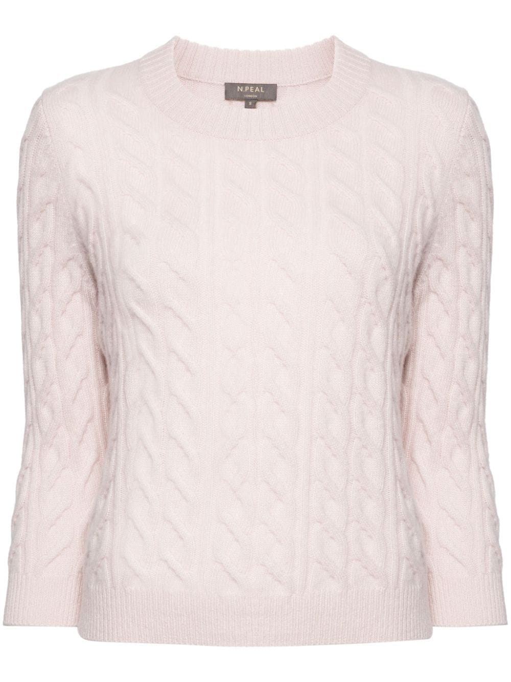 N.Peal cable-knit cashmere jumper - Pink von N.Peal