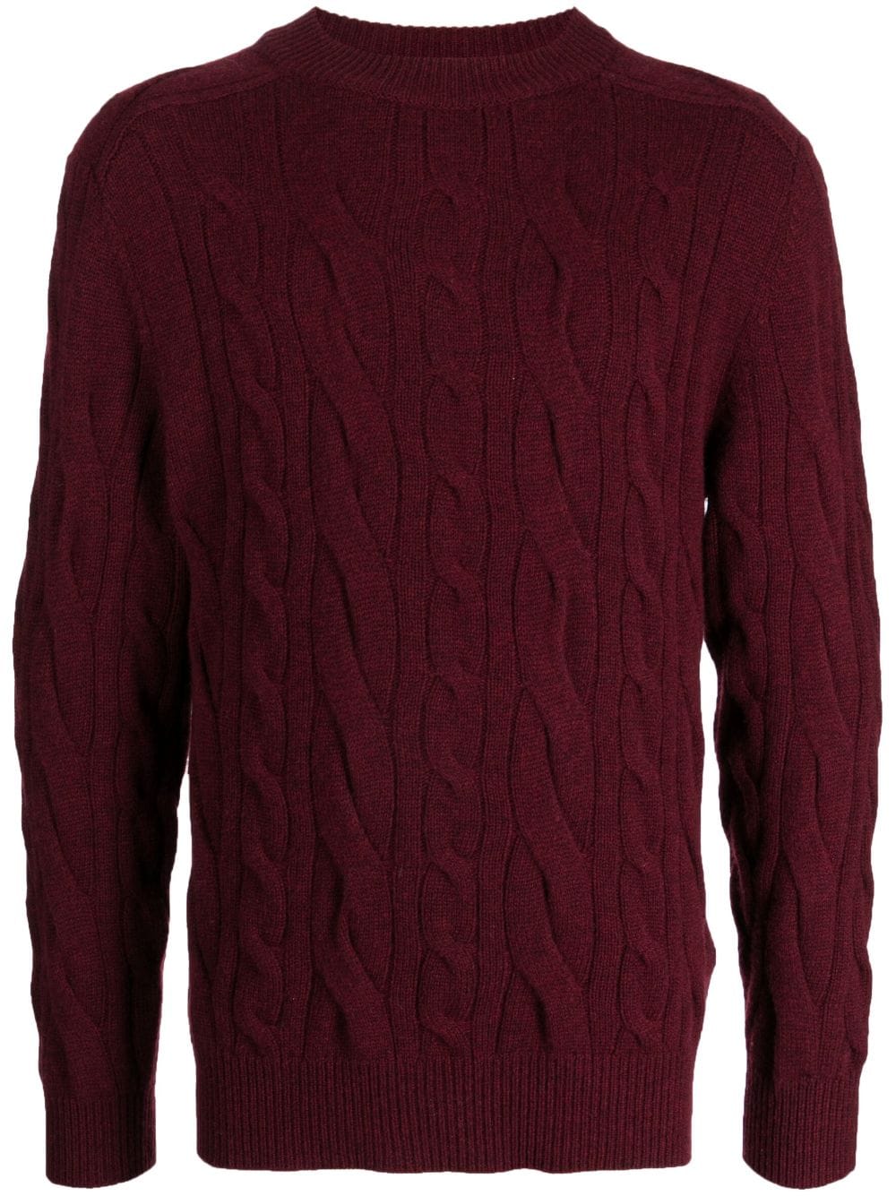 N.Peal cable-knit cashmere jumper - Red von N.Peal