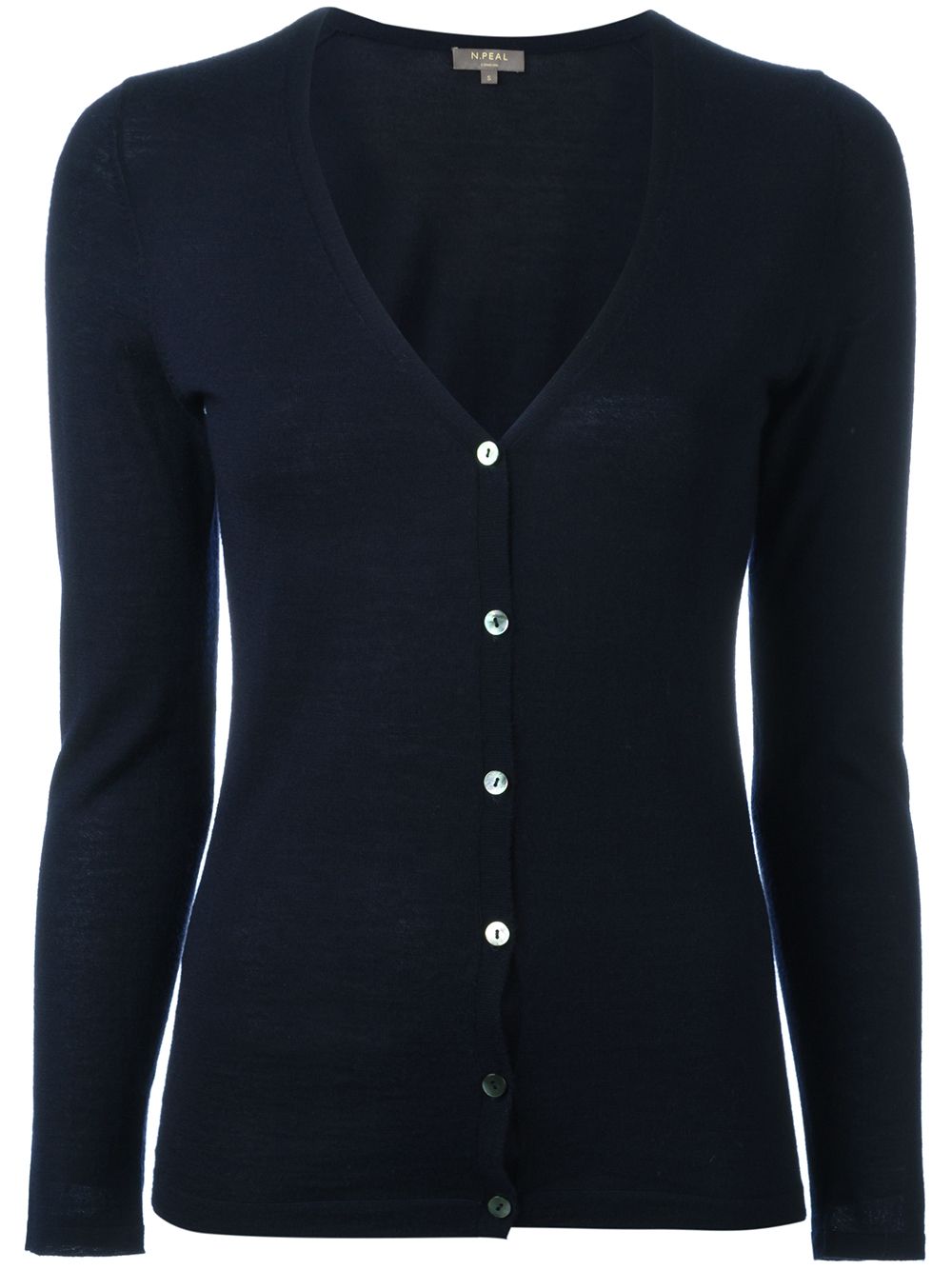 N.Peal cashmere button up cardigan - Blue von N.Peal