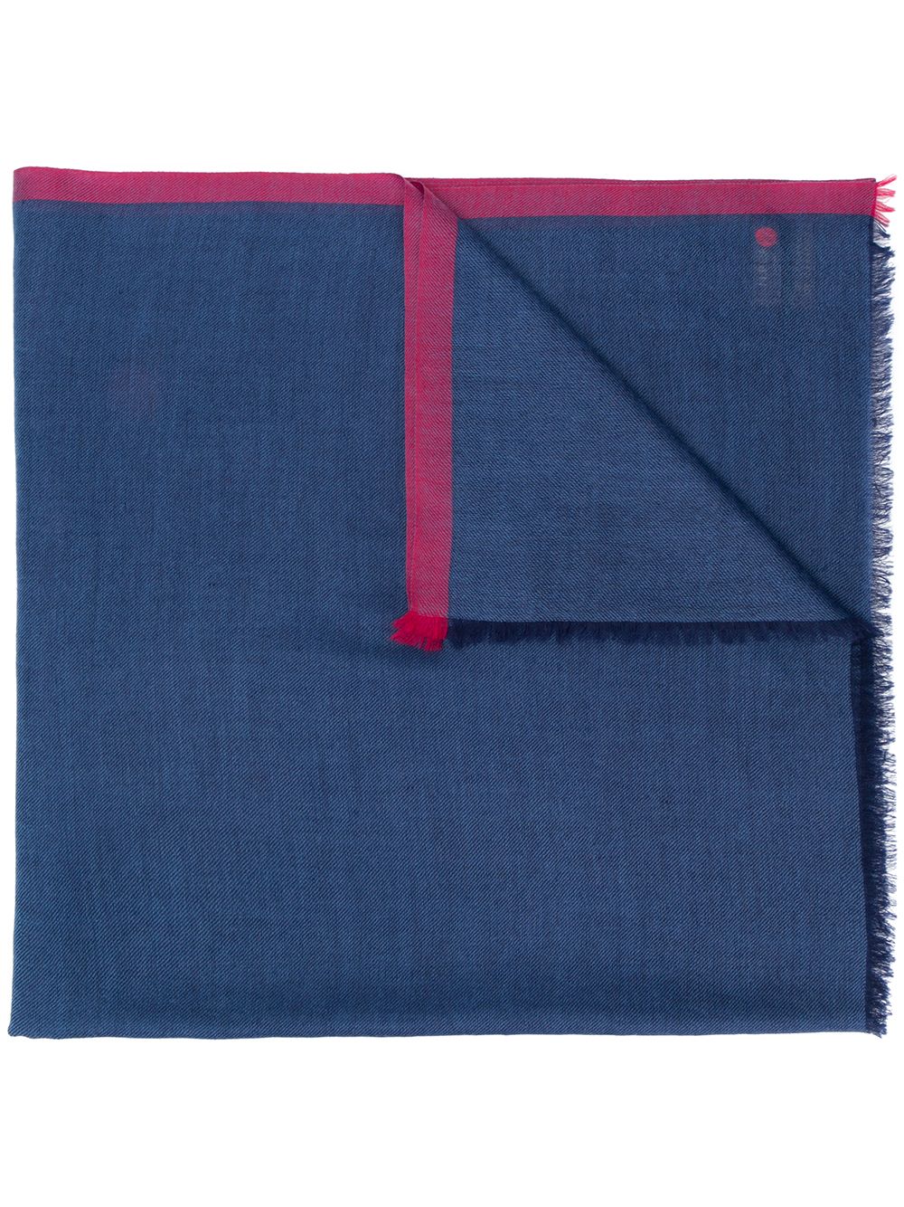 N.Peal contrast-trim scarf - Blue von N.Peal