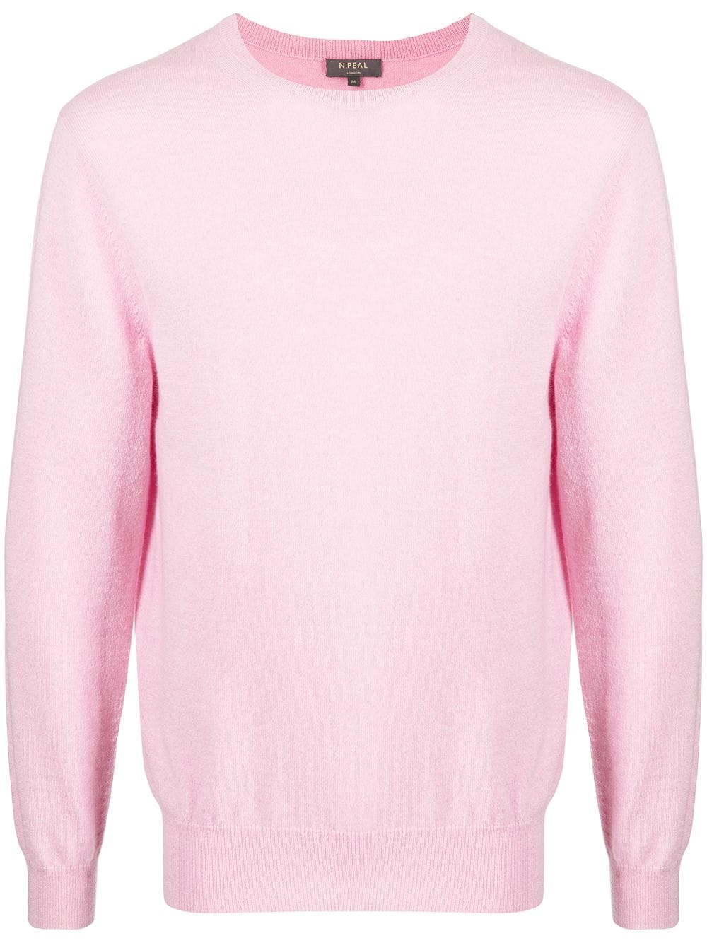 N.Peal crew neck cashmere jumper - Pink von N.Peal