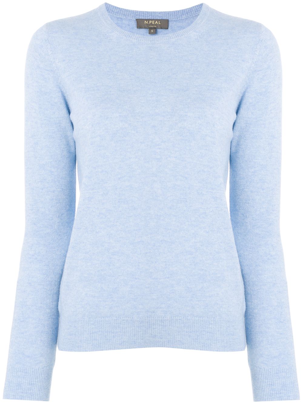 N.Peal crew neck cashmere sweater - Blue von N.Peal