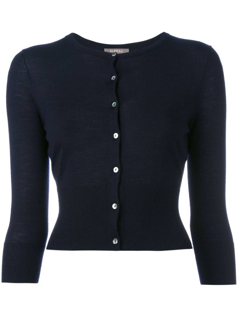 N.Peal cropped cardigan - Blue von N.Peal