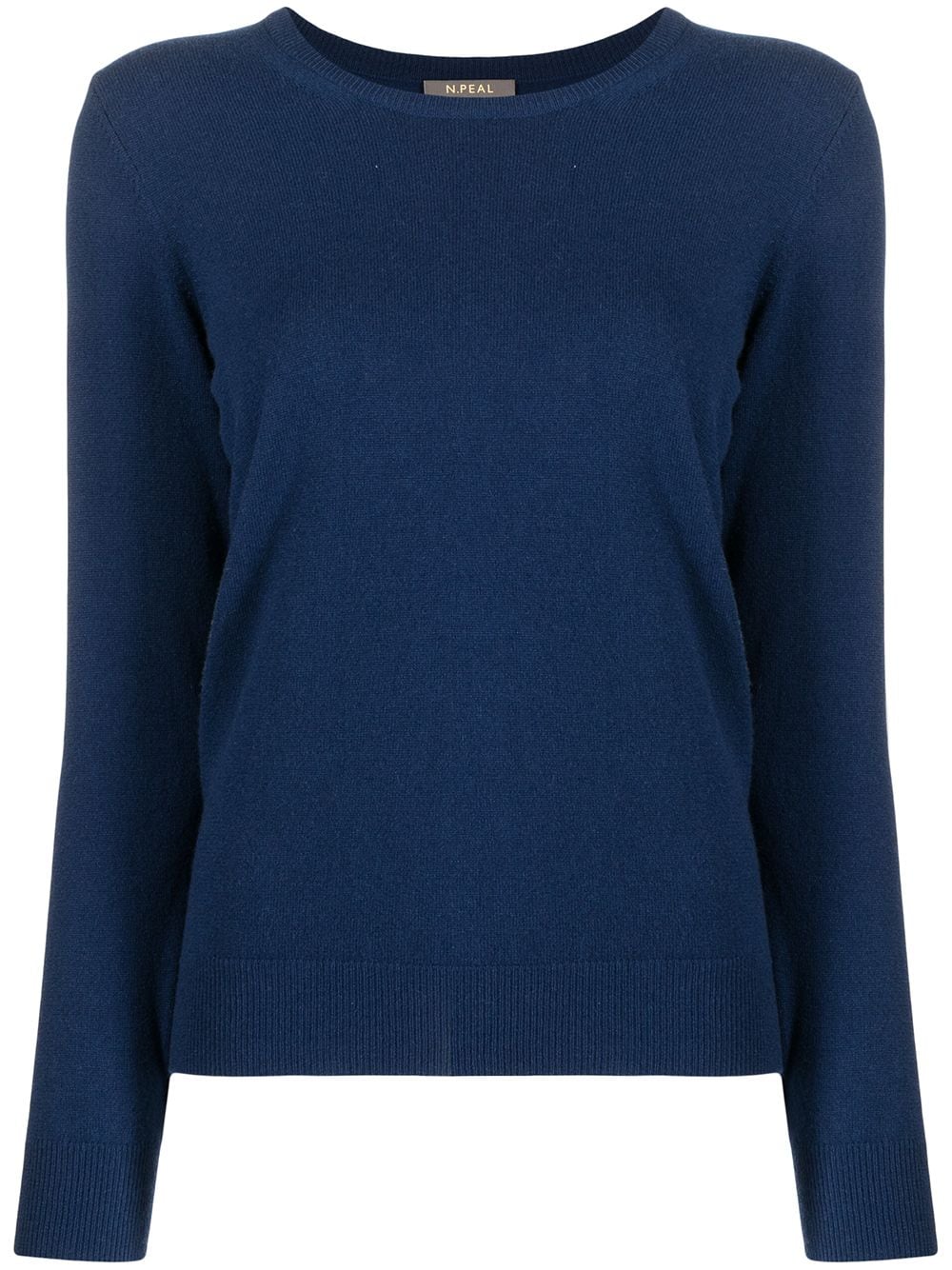 N.Peal fine knit organic cashmere jumper - Blue von N.Peal