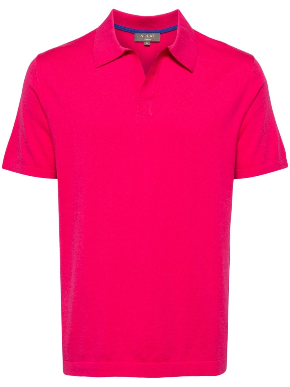 N.Peal fine-knit polo shirt - Pink von N.Peal