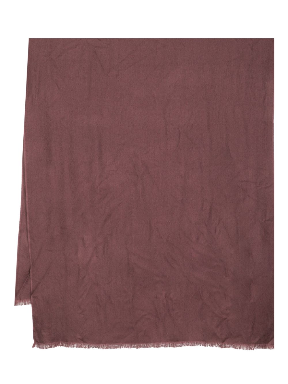 N.Peal frayed cashmere shawl - Brown von N.Peal