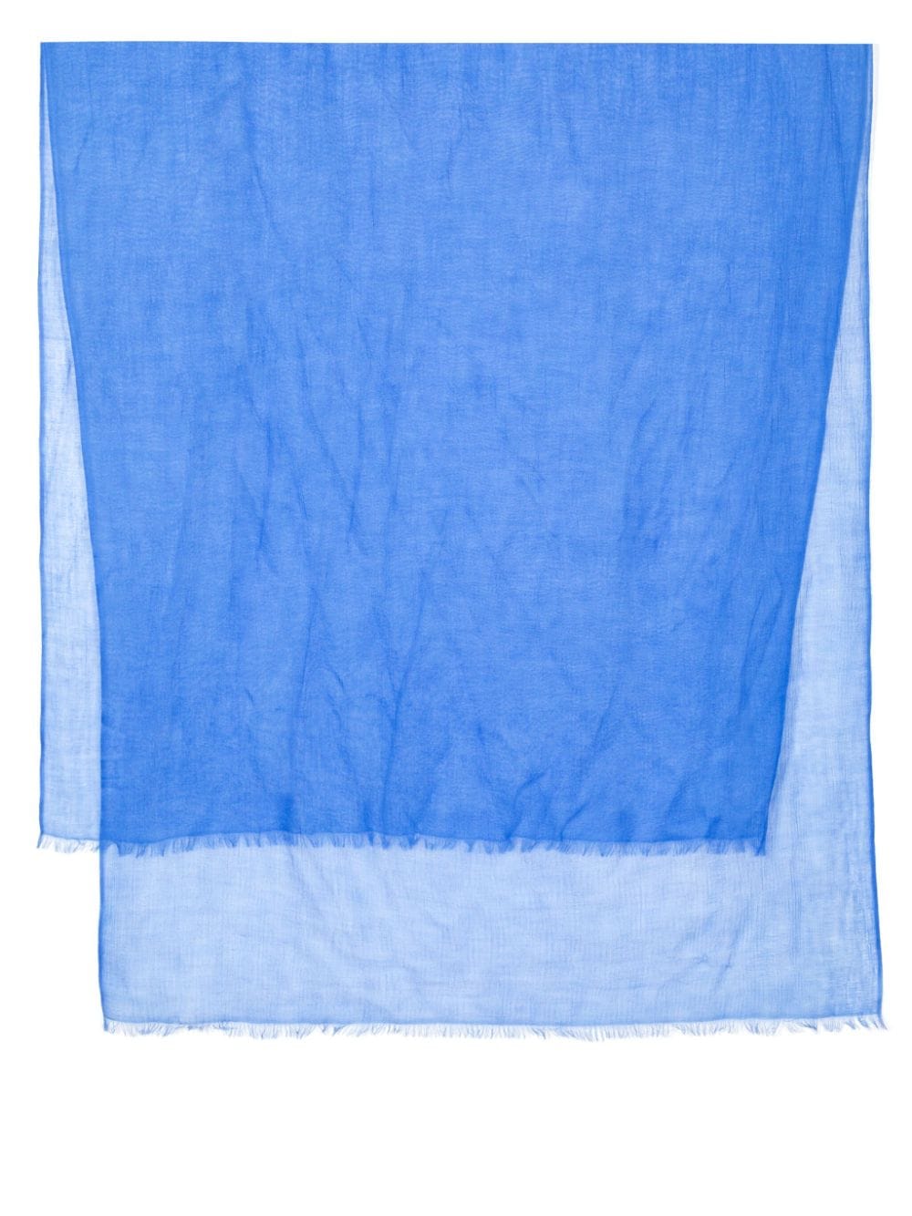 N.Peal frayed pashmina shawl - Blue von N.Peal