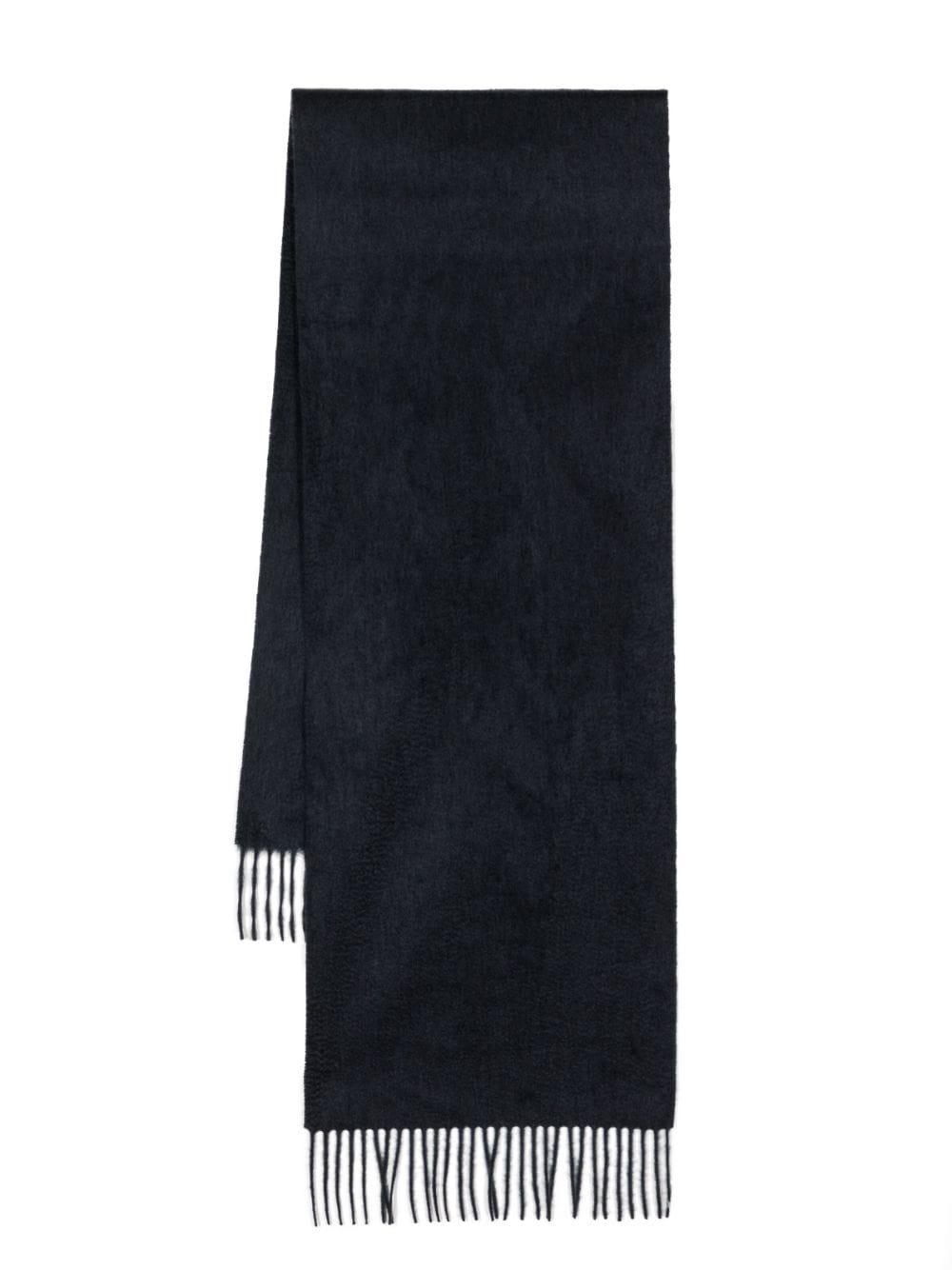 N.Peal fringed cashmere scarf - Blue von N.Peal