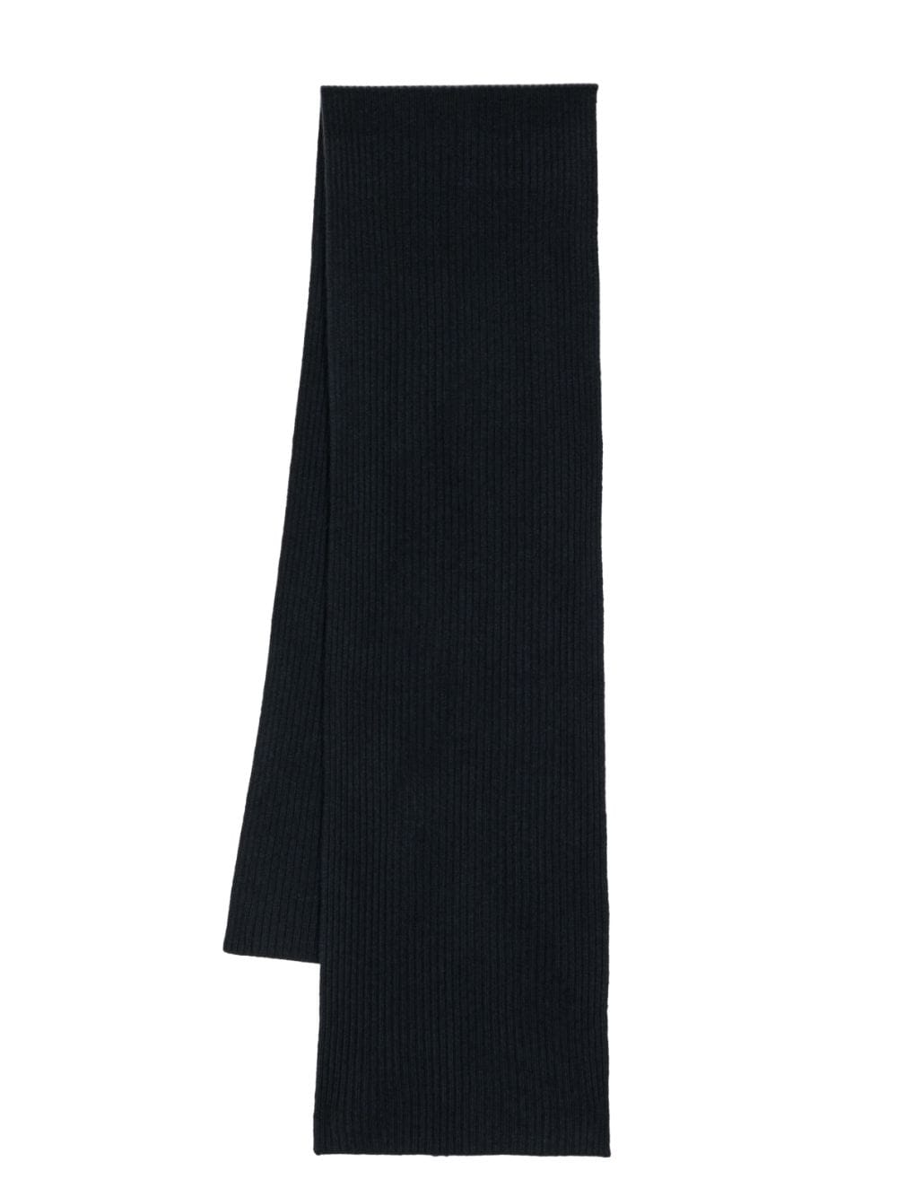N.Peal ribbed-knit cashmere scarf - Blue von N.Peal