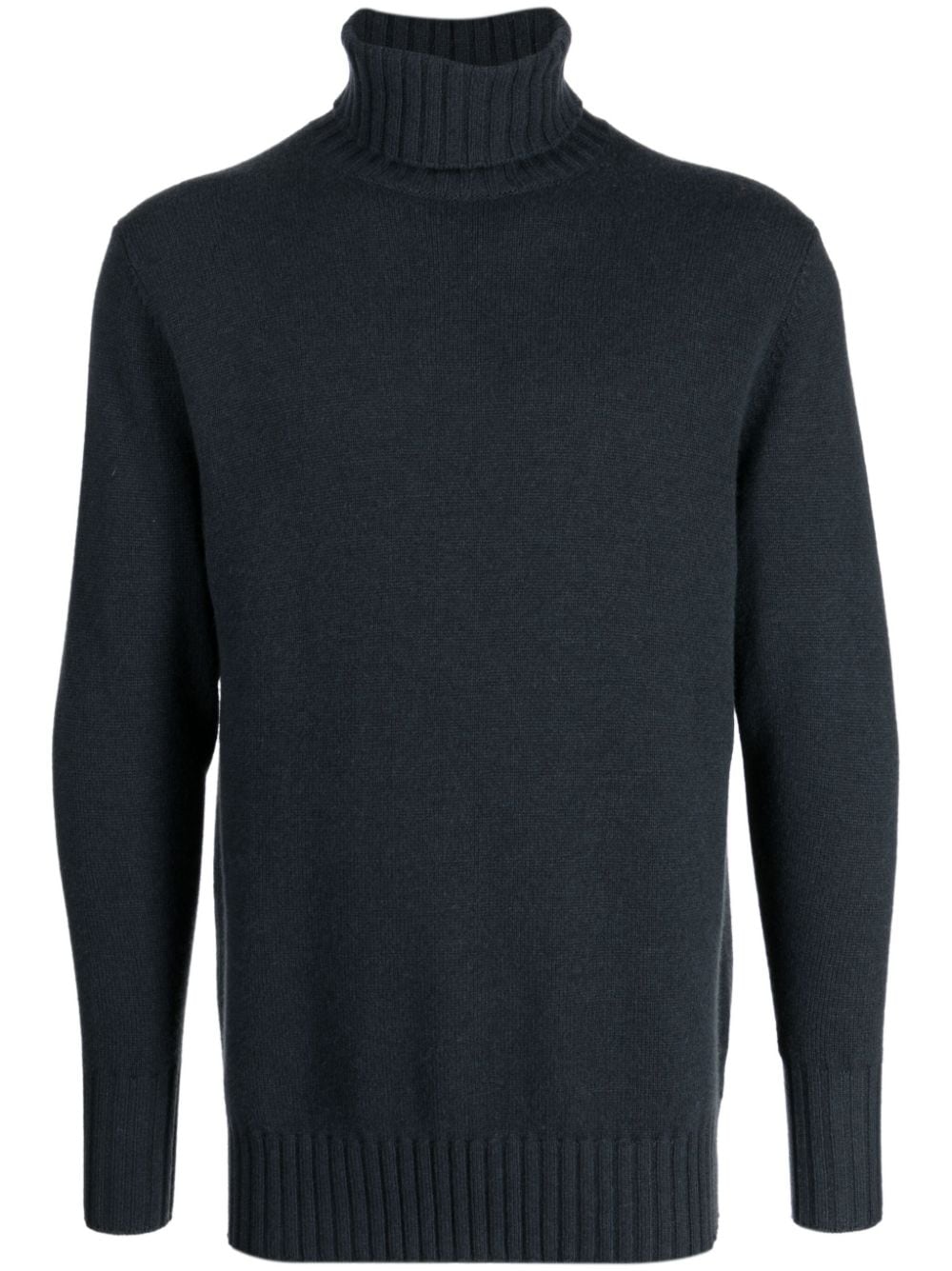 N.Peal roll-neck cashmere jumper - Blue von N.Peal