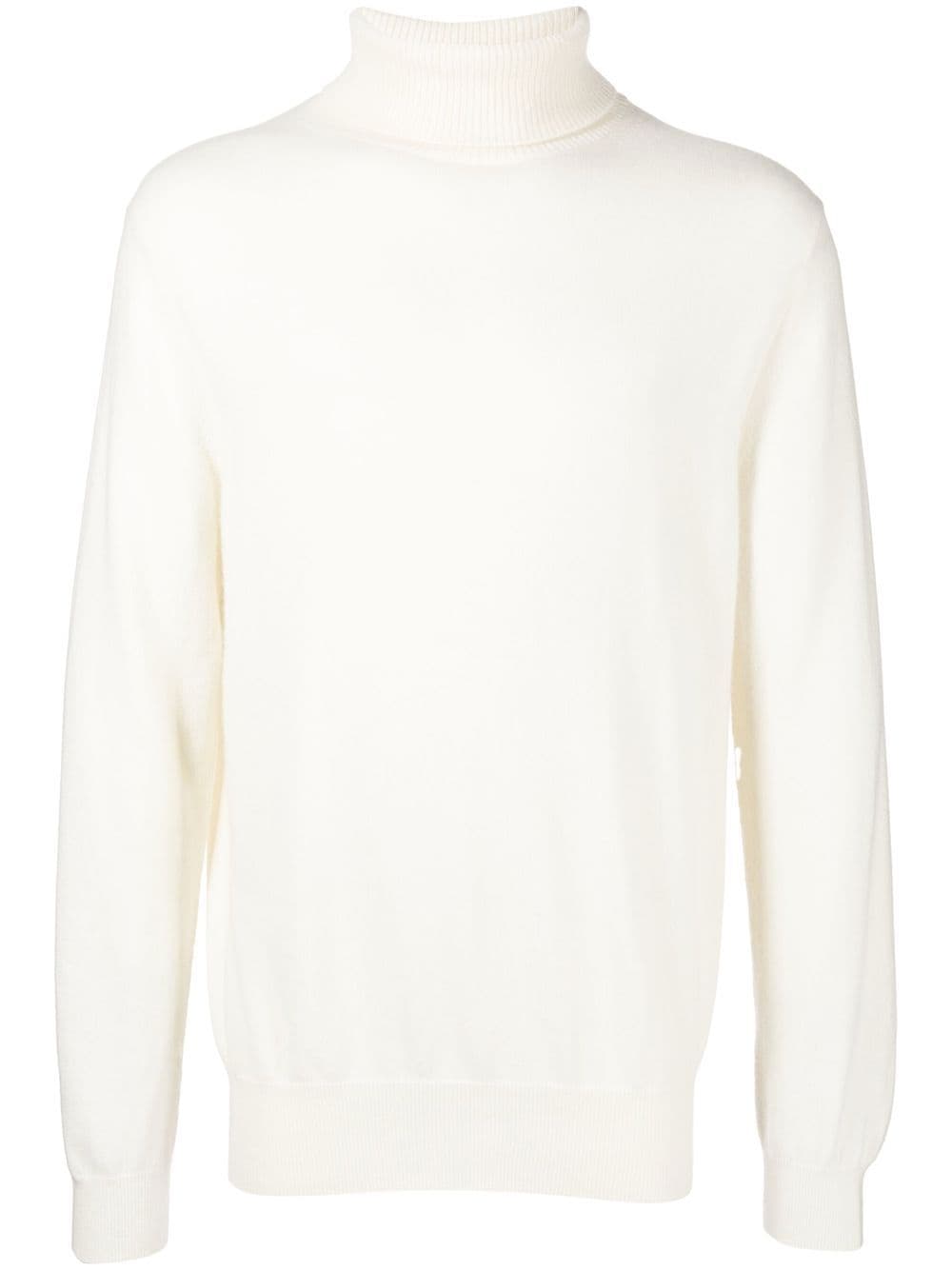 N.Peal roll-neck cashmere jumper - White von N.Peal