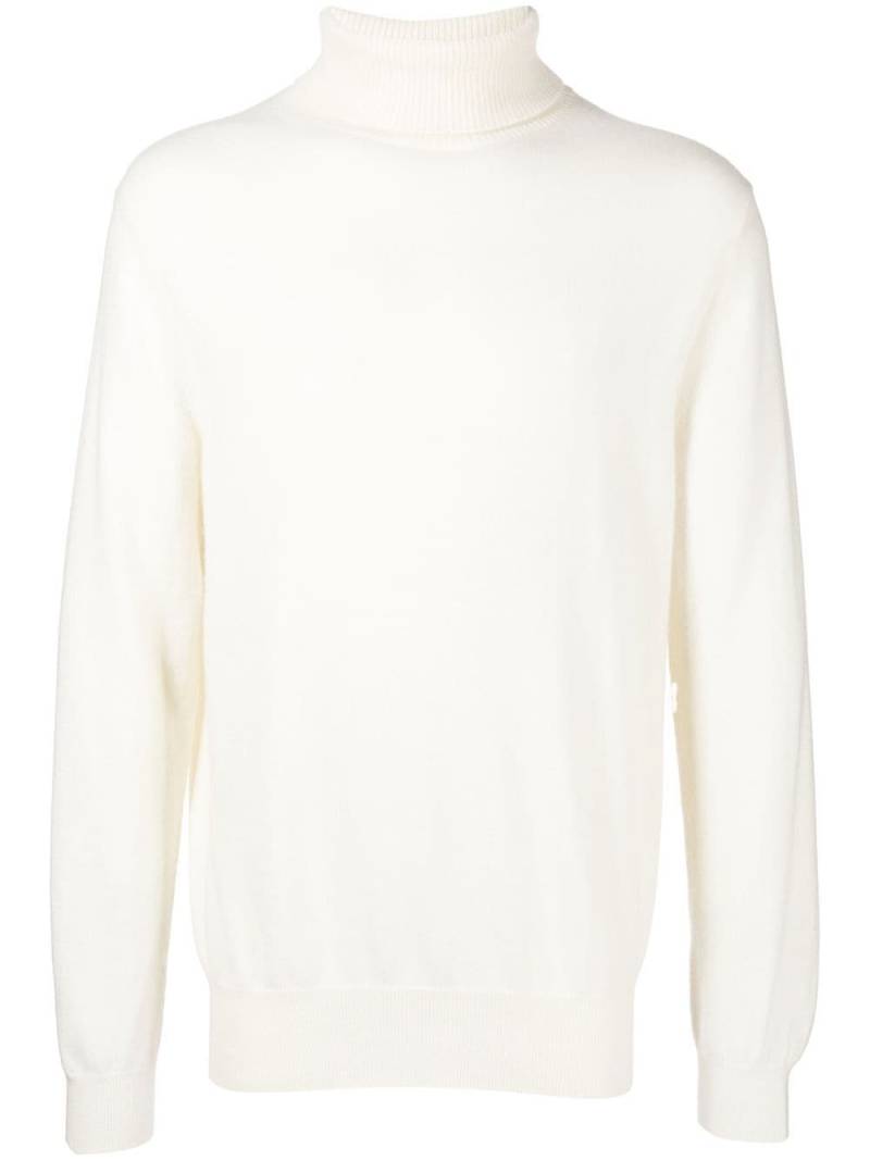 N.Peal roll-neck cashmere jumper - White von N.Peal