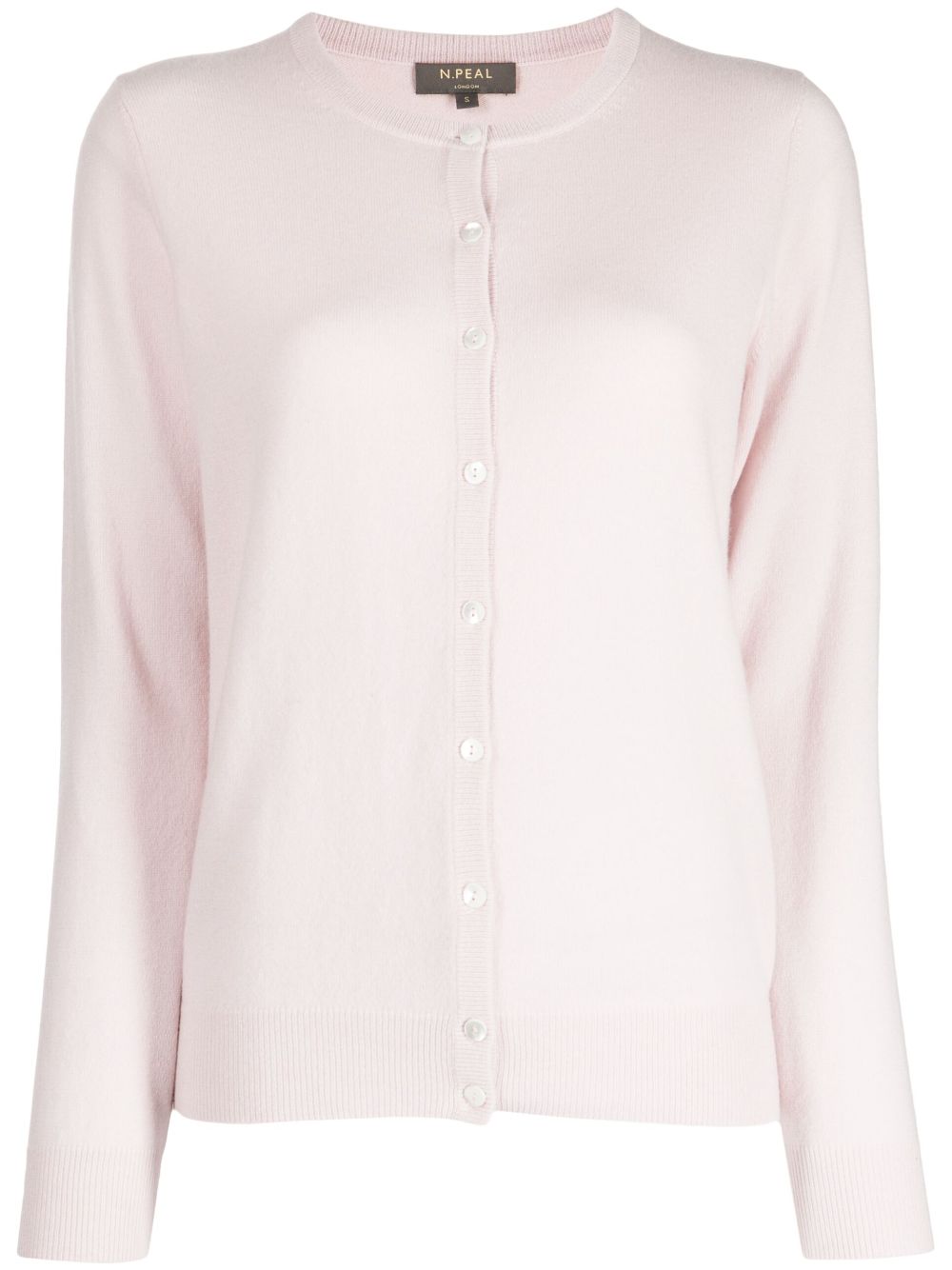 N.Peal round-neck organic cashmere cardigan - Pink von N.Peal