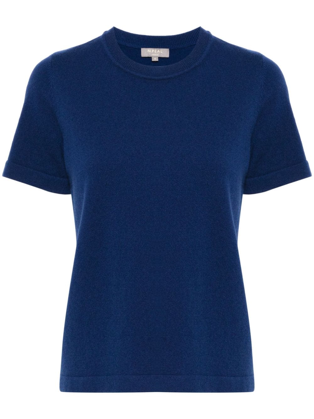 N.Peal short-sleeve cashmere T-shirt - Blue von N.Peal