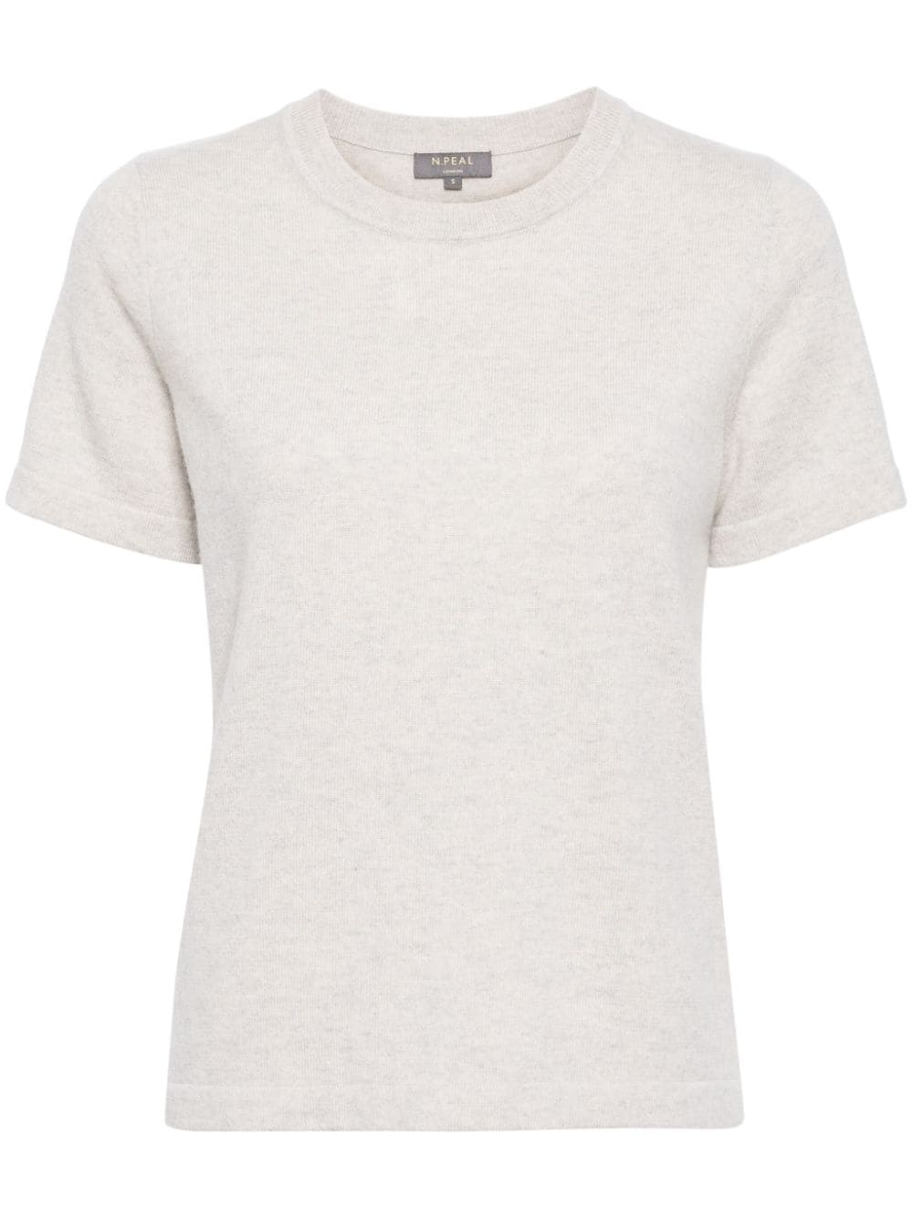 N.Peal short-sleeve cashmere T-shirt - Grey von N.Peal