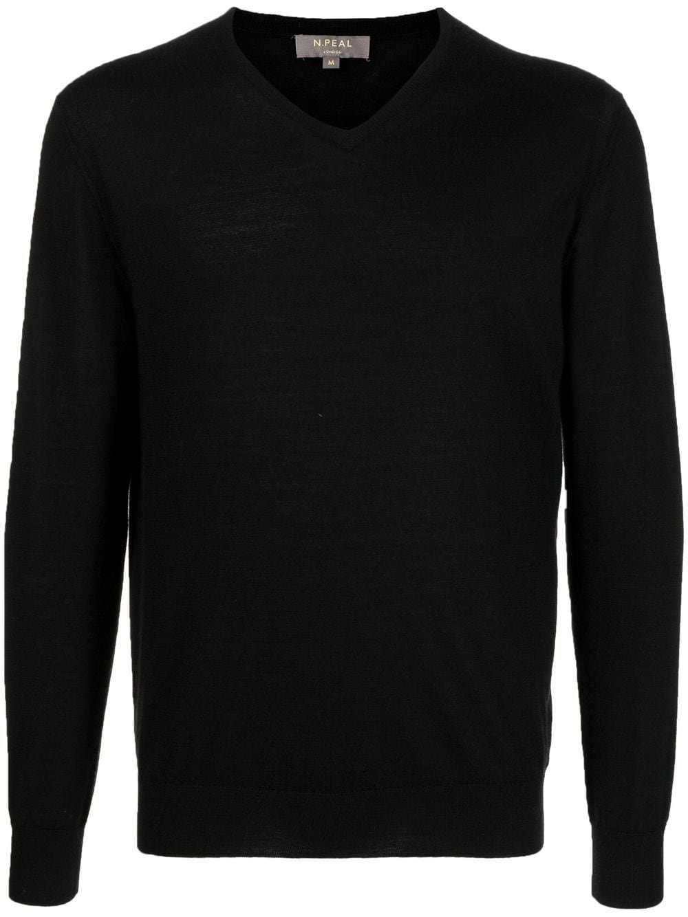 N.Peal v-neck jumper - Black von N.Peal