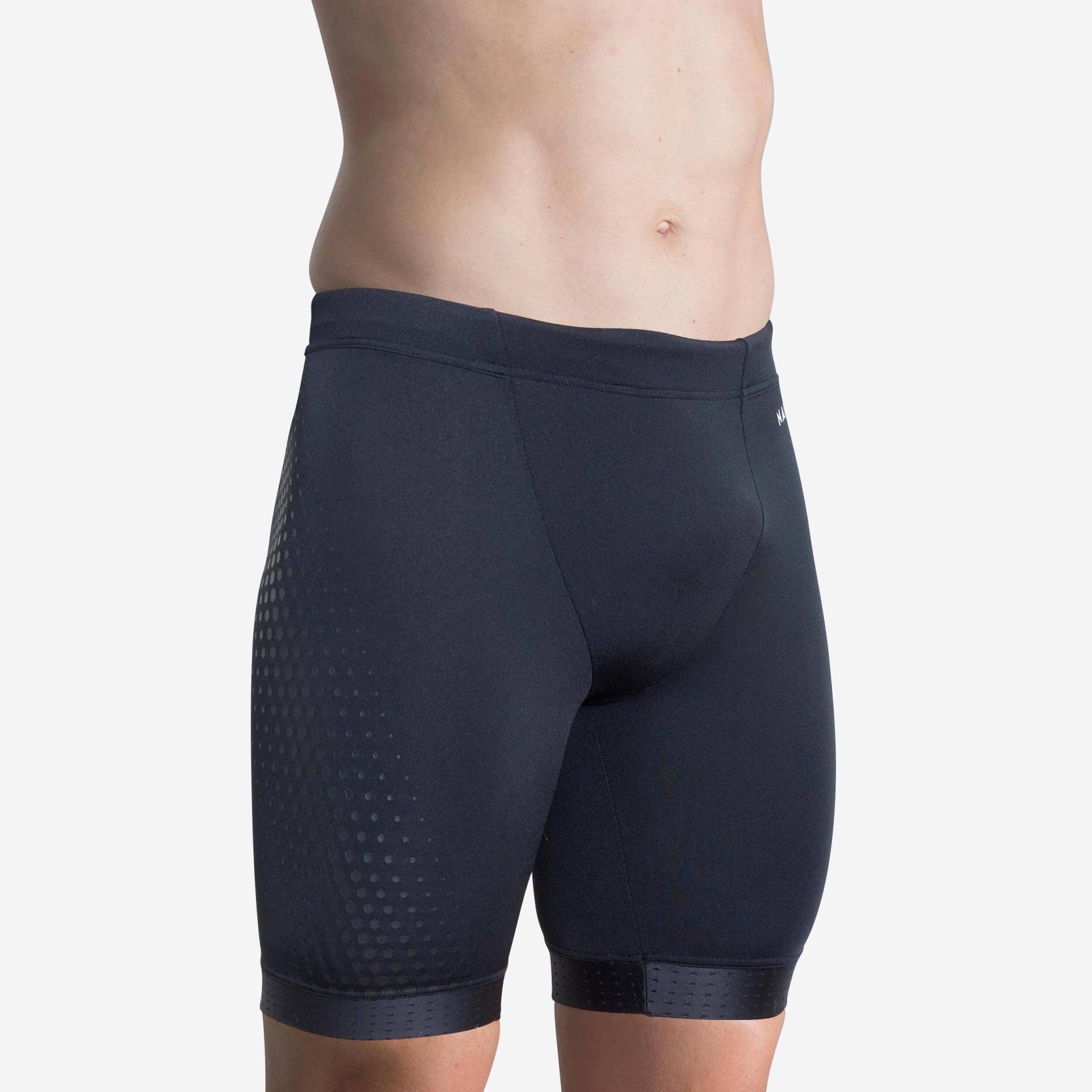 Badebekleidung - 500 Fiti Herren Charcoal Black 40 von NABAIJI