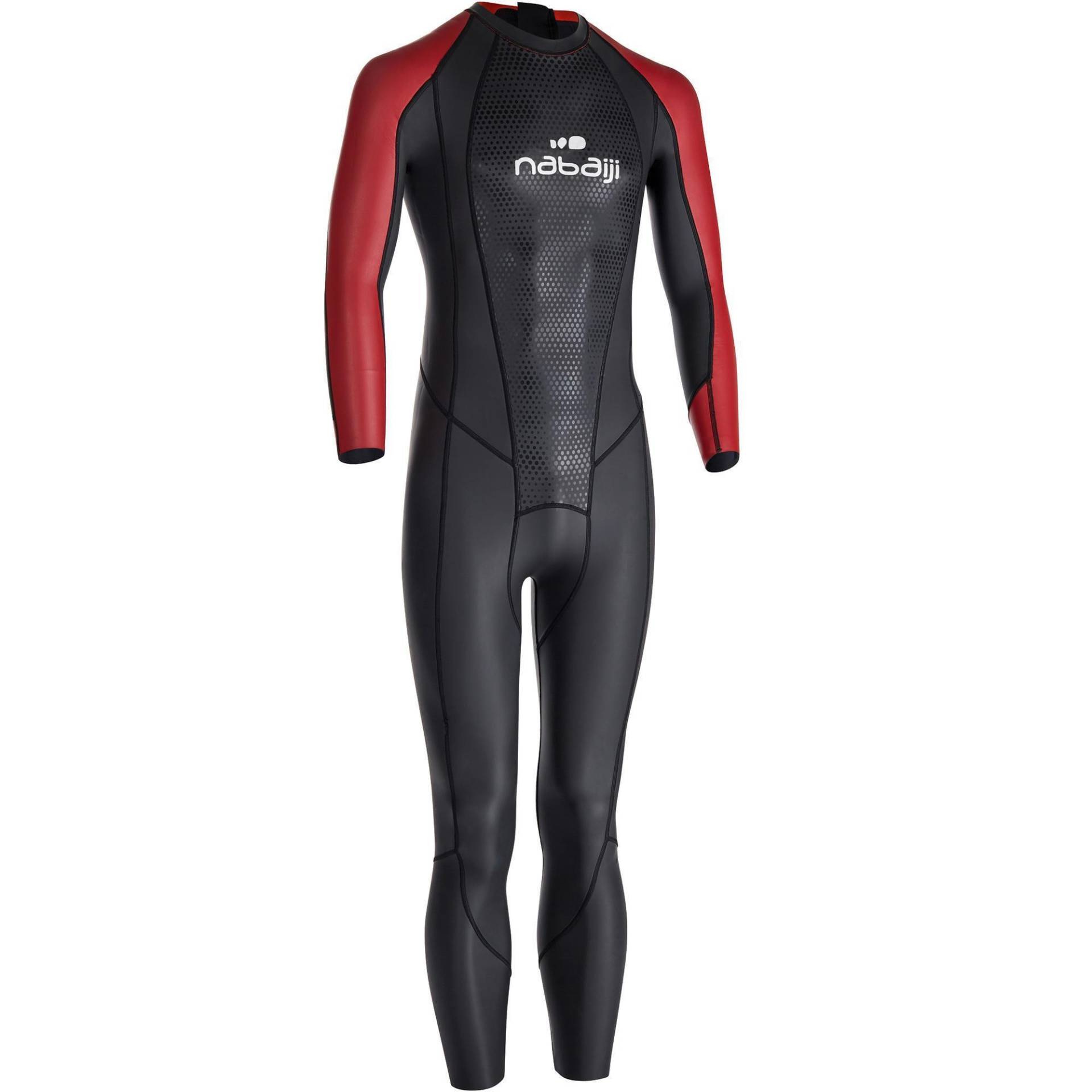 Neoprenanzug Freiwasserschwimmen Ows 2/2mm Glideskin Herren Herren Rot S von NABAIJI