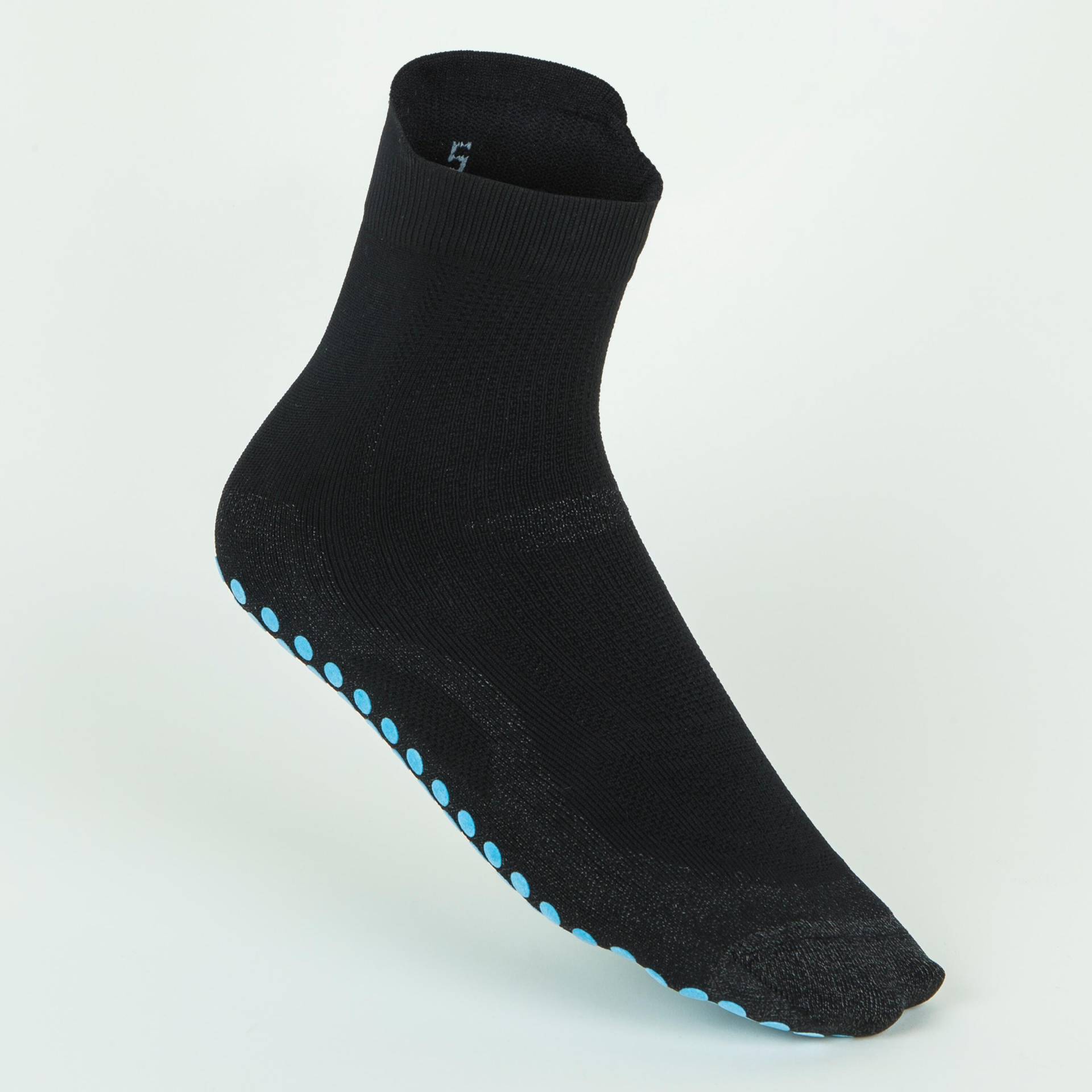 Socken - Anti Slippery Mädchen Mittelblau 43-46 von NABAIJI