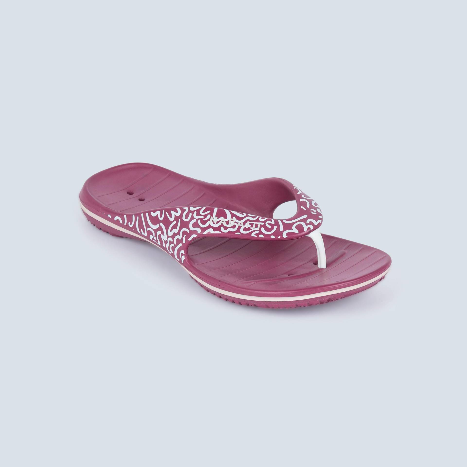 Zehensandalen - Zehensandalen - Tonga 500 Ondu Dusty Rosa Damen Rot Bunt 37-38 von NABAIJI