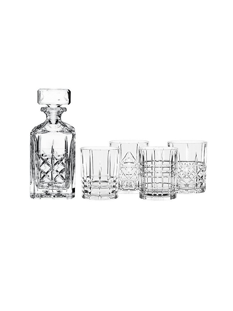 NACHTMANN Whiskey-Set Highland 5-tlg. (Dekanter und 4 Tumbler) von NACHTMANN