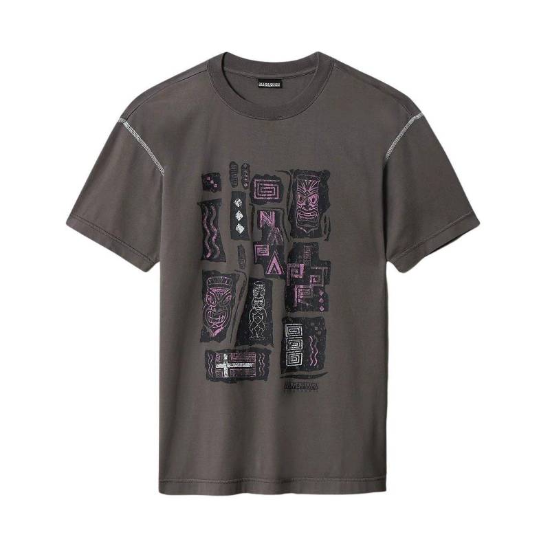 T-shirt Kee Grey Gargoyle Herren  XS von NAPAPIJRI