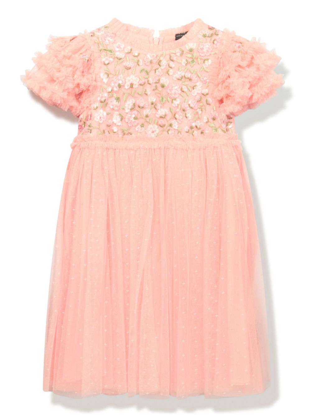 NEEDLE & THREAD KIDS Posy-embroidered midi dress - Pink von NEEDLE & THREAD KIDS