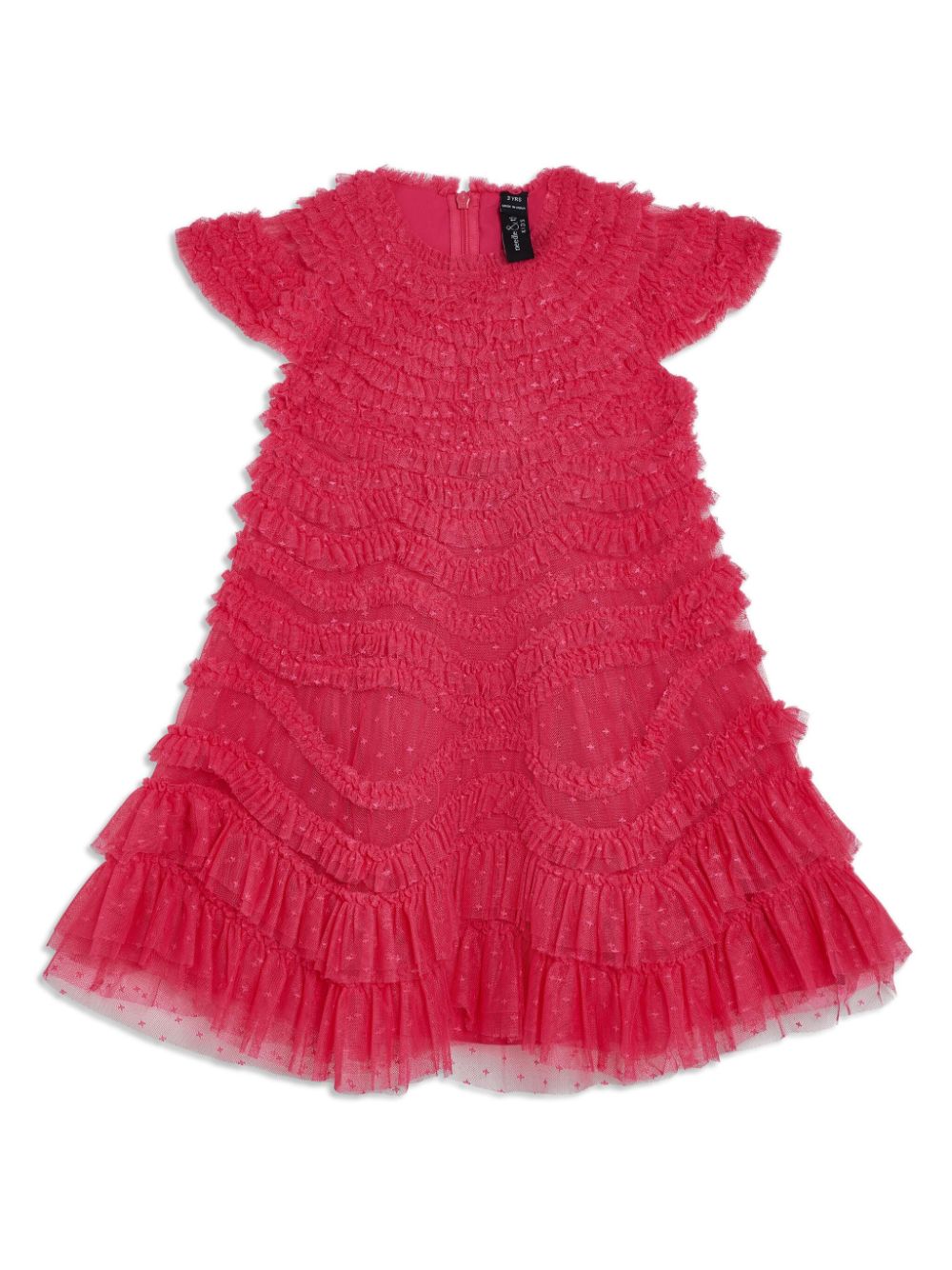 NEEDLE & THREAD KIDS Wild Rose ruffled dress - Pink von NEEDLE & THREAD KIDS