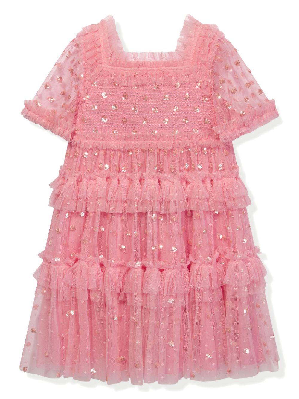 NEEDLE & THREAD KIDS polka-dot smocked tulle dress - Pink von NEEDLE & THREAD KIDS