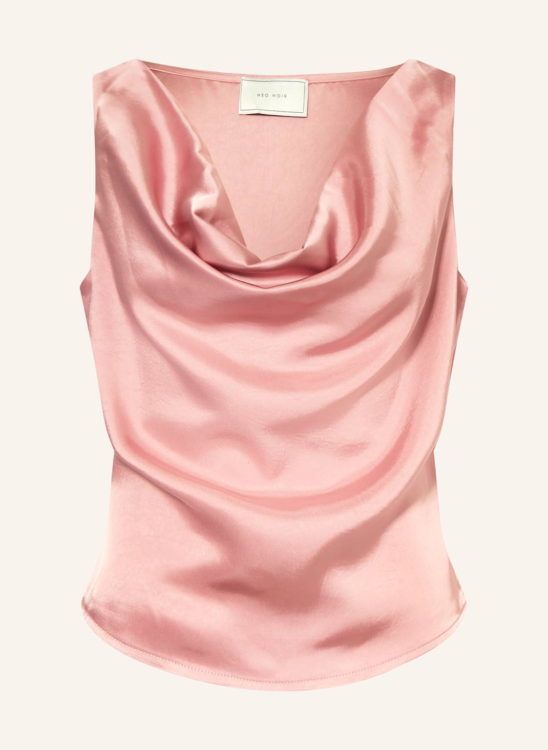 Neo Noir Blusentop Muna Aus Satin rosa von NEO NOIR