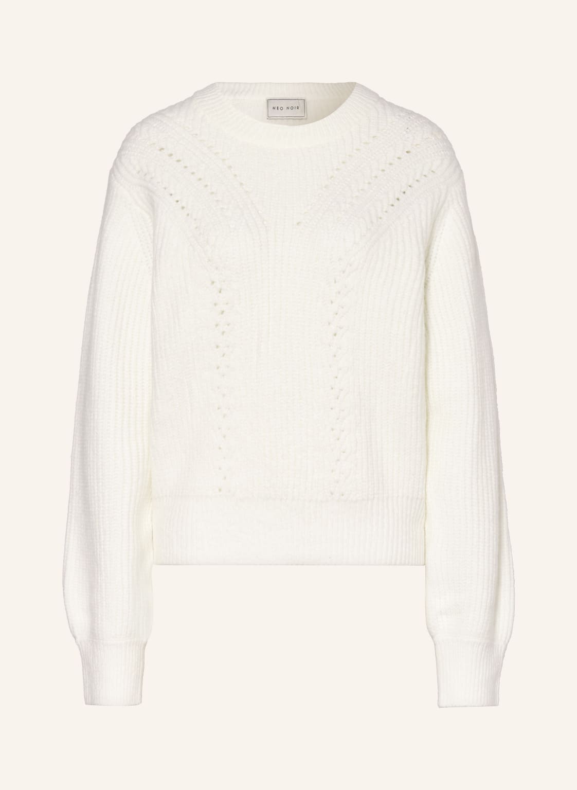 Neo Noir Pullover Gimora weiss von NEO NOIR