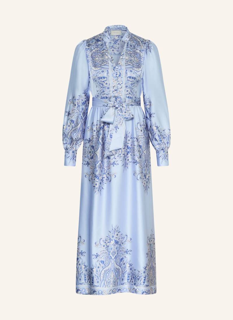 Neo Noir Satinkleid Nova blau von NEO NOIR