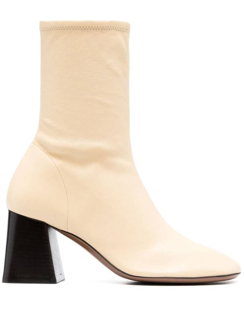 NEOUS sock-style leather boots - Neutrals von NEOUS