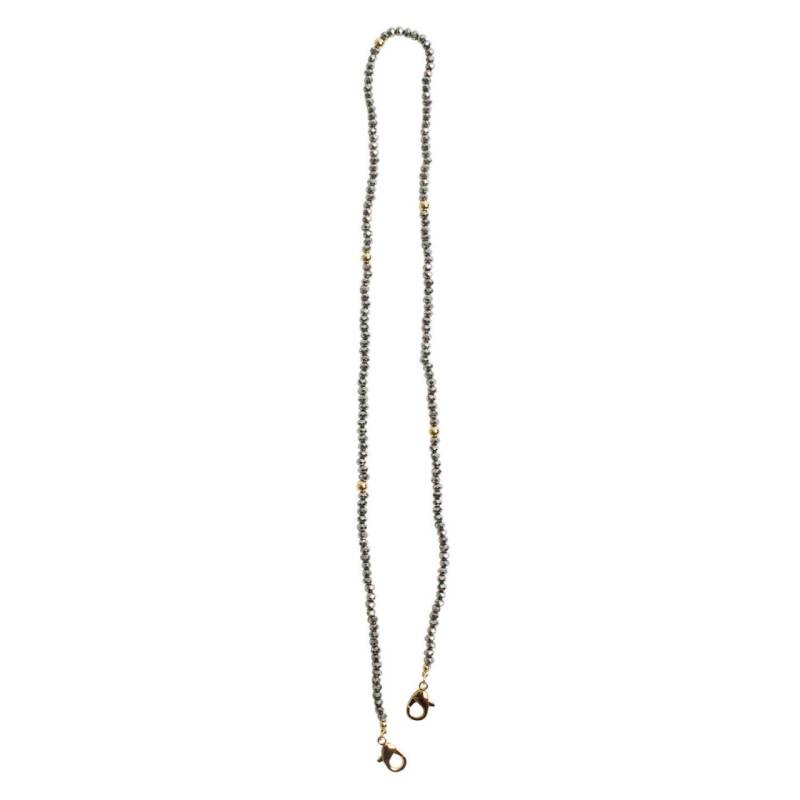 NEQI - Face Mask Chain Grey Pearls von Neqi