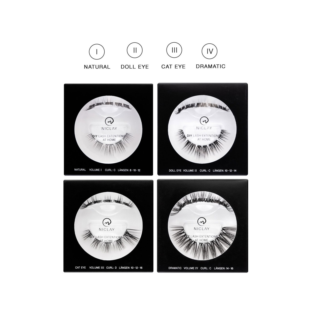 NICLAY - Diy Lash Minibox | D-curl | Doll Eye Ii NICLAY - Diy Lash Minibox | D-curl | Doll Eye Ii von NICLAY