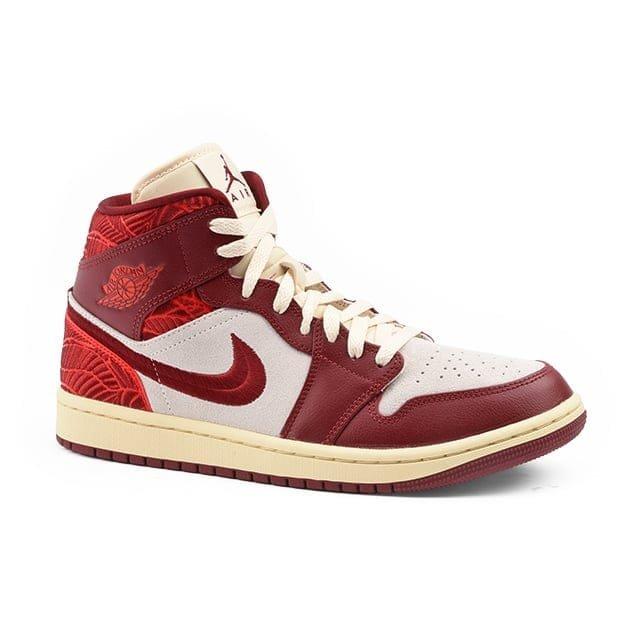 Air Jordan 1 Mid Se-10 Herren Rot 42 von NIKE