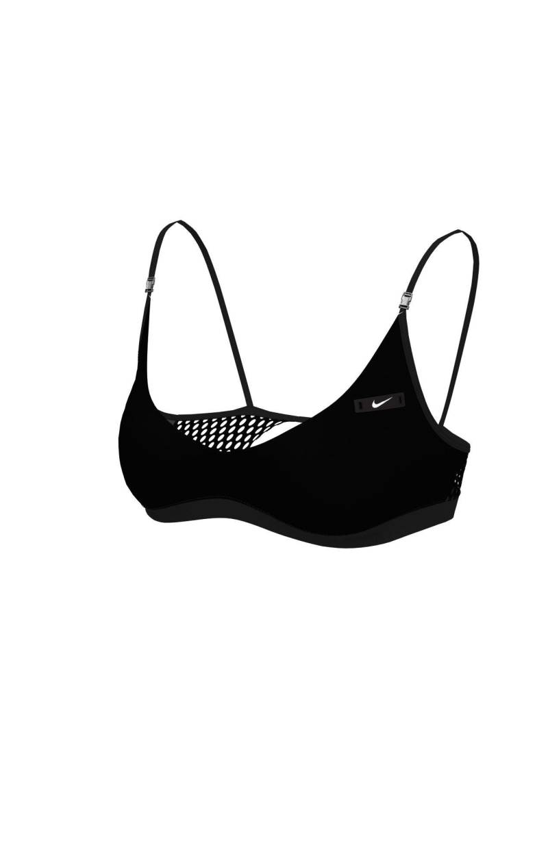 Bikinioberteil Unisex Schwarz Leicht L von NIKE