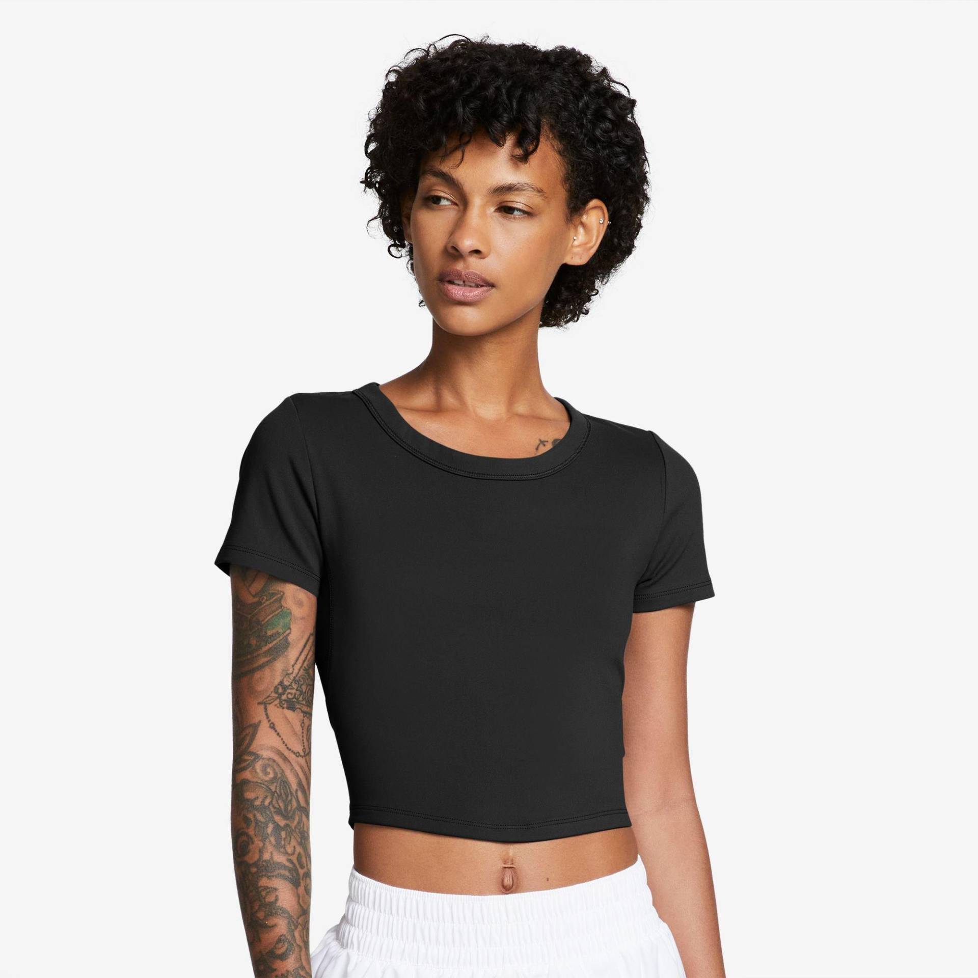 Cropped T-shirt Damen Black XL von NIKE