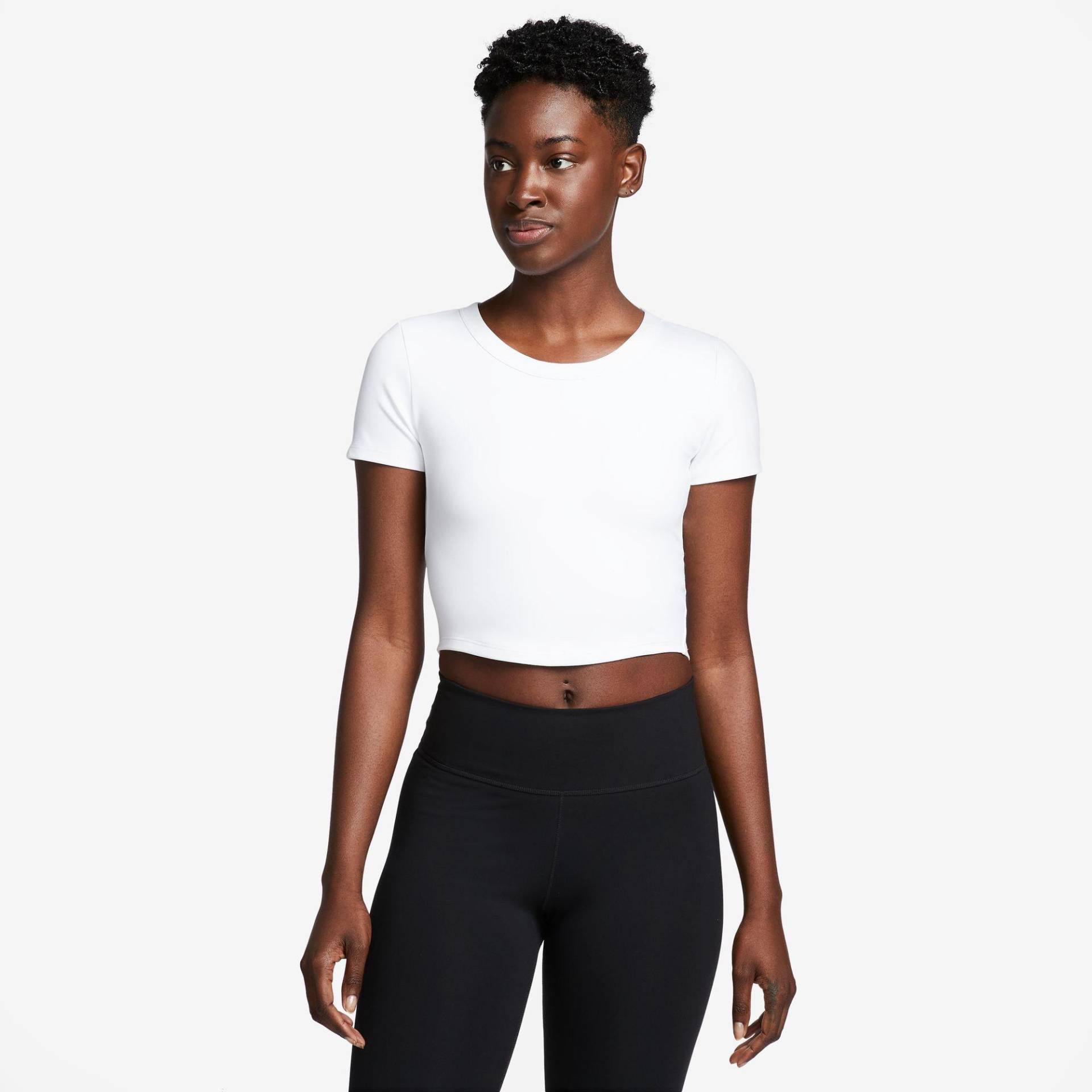 Cropped T-shirt Damen Weiss XS von NIKE