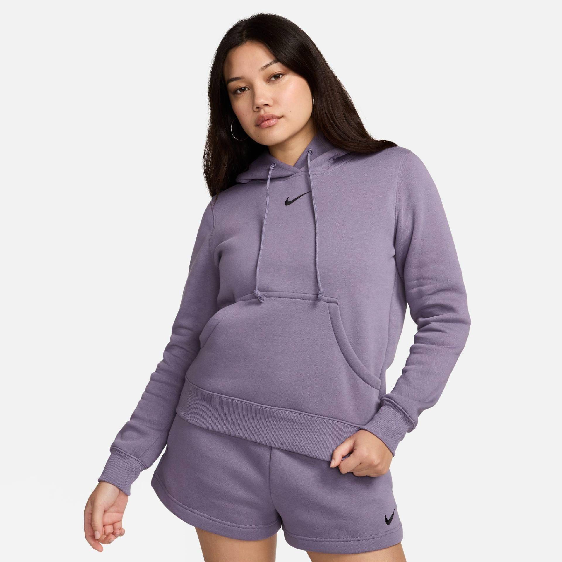 Hoodie Damen Dunkelviolett XS von NIKE