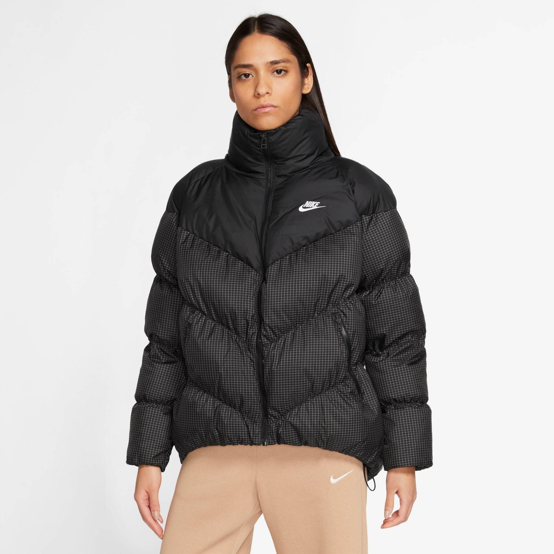 Jacke, Wattiert Ohne Kapuze Damen Black XS von NIKE