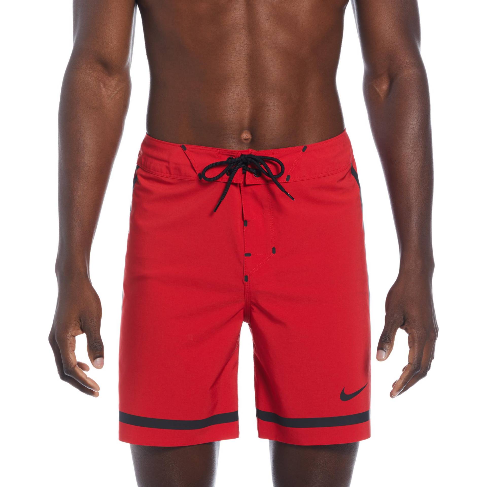 Lange Badeshorts Herren Rot L von NIKE