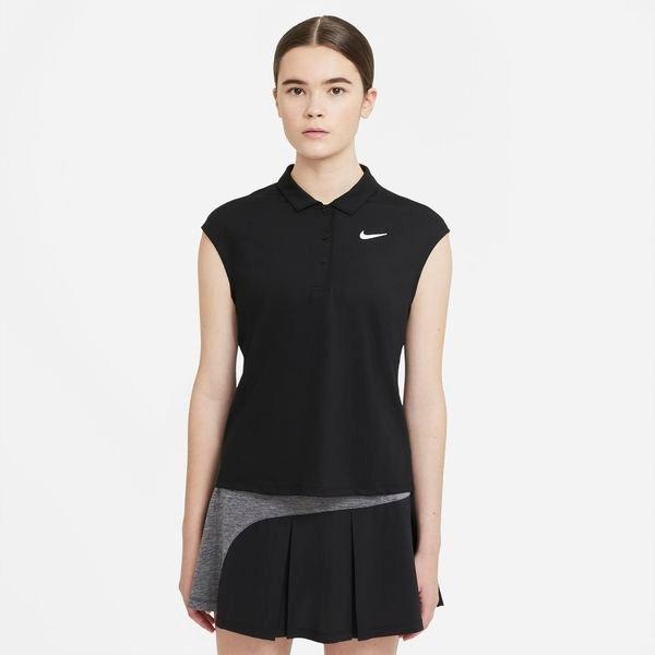 Poloshirt, Kurzarm Damen Black L von NIKE