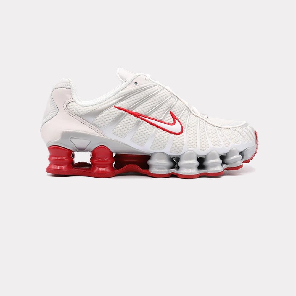 Nike Shox Tl - White Red Damen  40 von NIKE