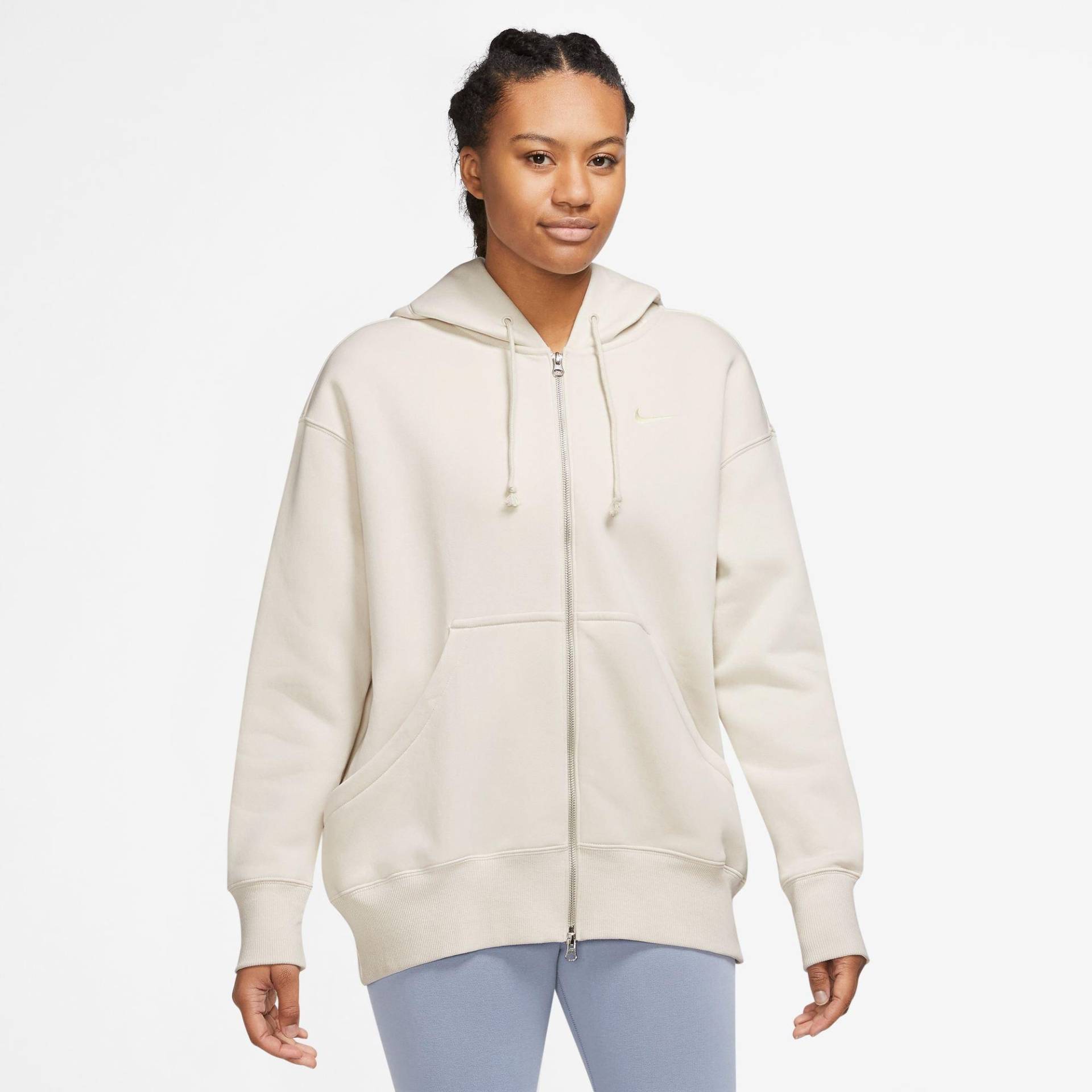 Sweatjacke Damen Ecru M von NIKE