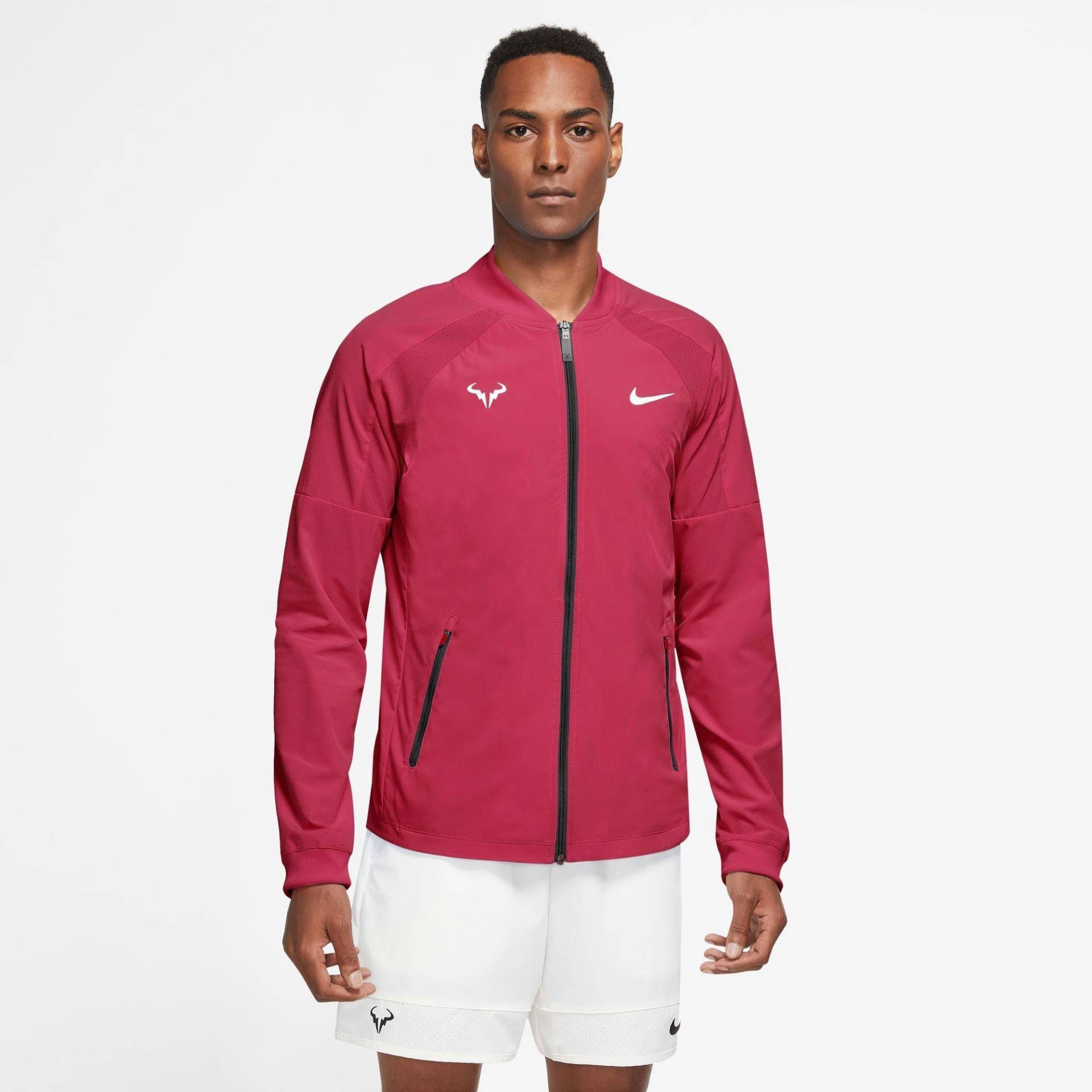 Sweatjacke Herren Rot M von NIKE