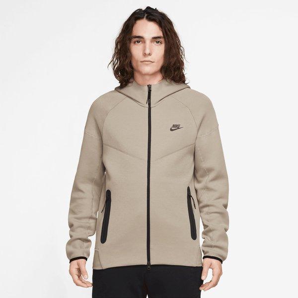 Sweatjacke Mit Kapuze Herren Braun L von NIKE