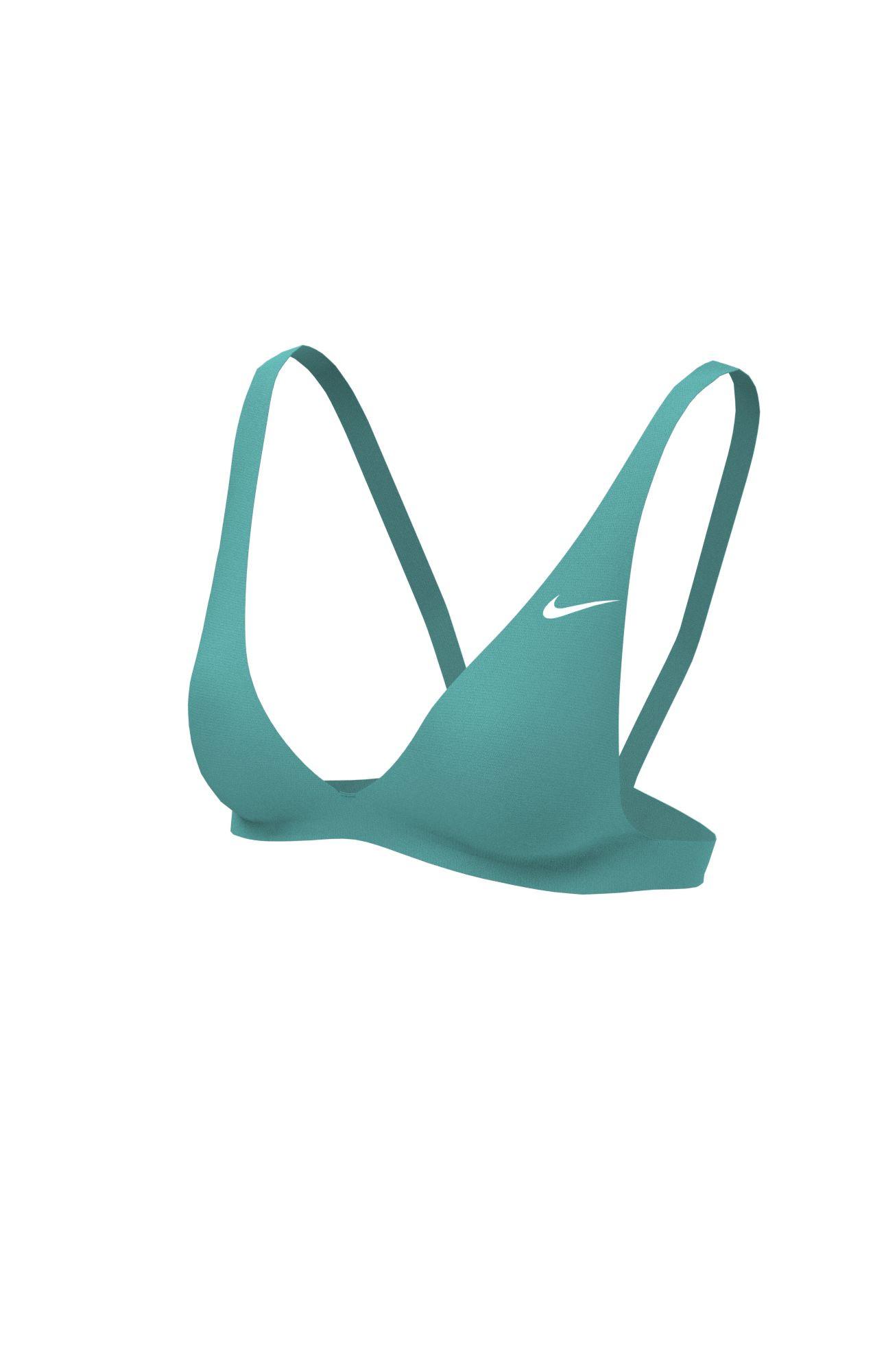 Swim Bikinioberteil Unisex Türkisblau M von NIKE