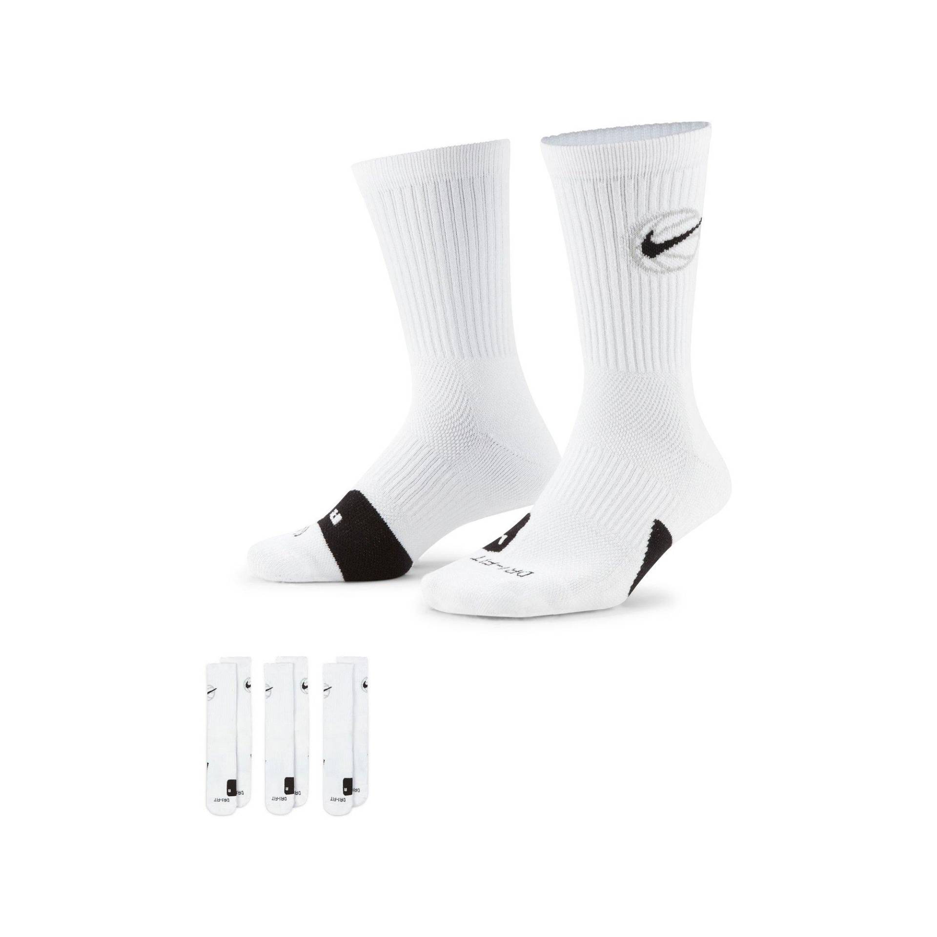 Triopack, Wadenlange Socken Damen Weiss M von NIKE